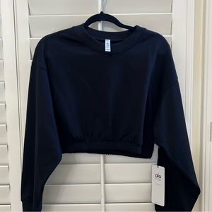 NWT Alo yoga devotion crew neck pullover size M